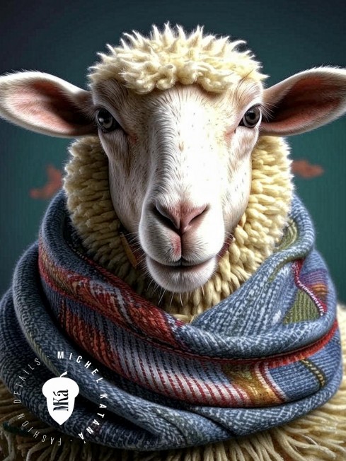 SLIGACHAN-BLUE-KILT, длиный ШАРФ из мягчайшей шерсти MERINOS из пряжи средней тяжести, коллекционная линия CONFRONTATION (Собственный Взгляд) FTQ.W220_VN2017-15/ROY